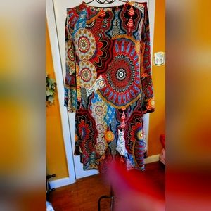 Beautiful geometric design dress